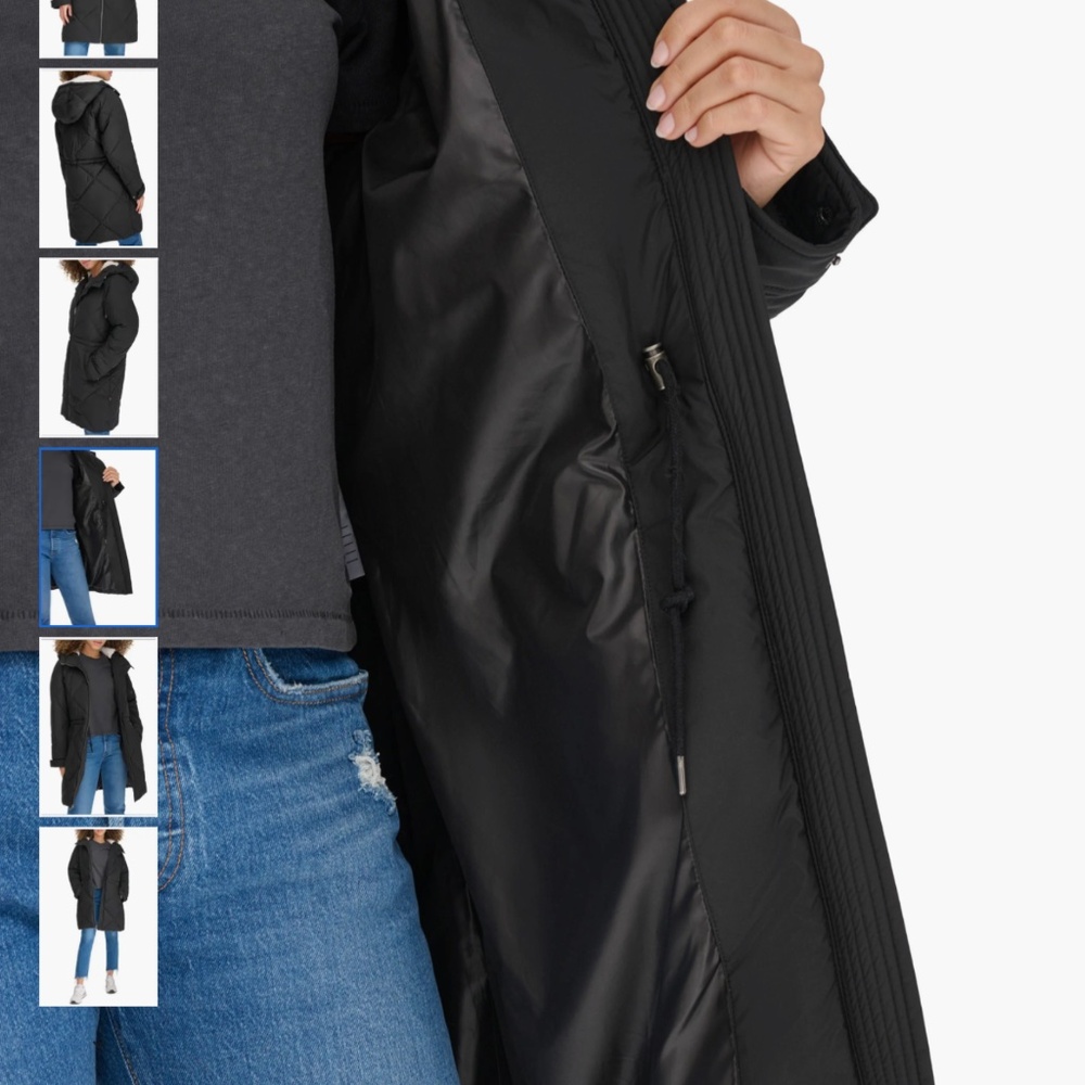 Levi's Diamond Quilted Water Resistant Parka, size L - Picture 15 of 16